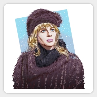 Julie Christie - An illustration by Paul Cemmick Sticker